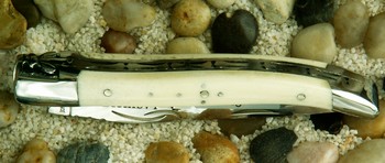 Knife with bone handle